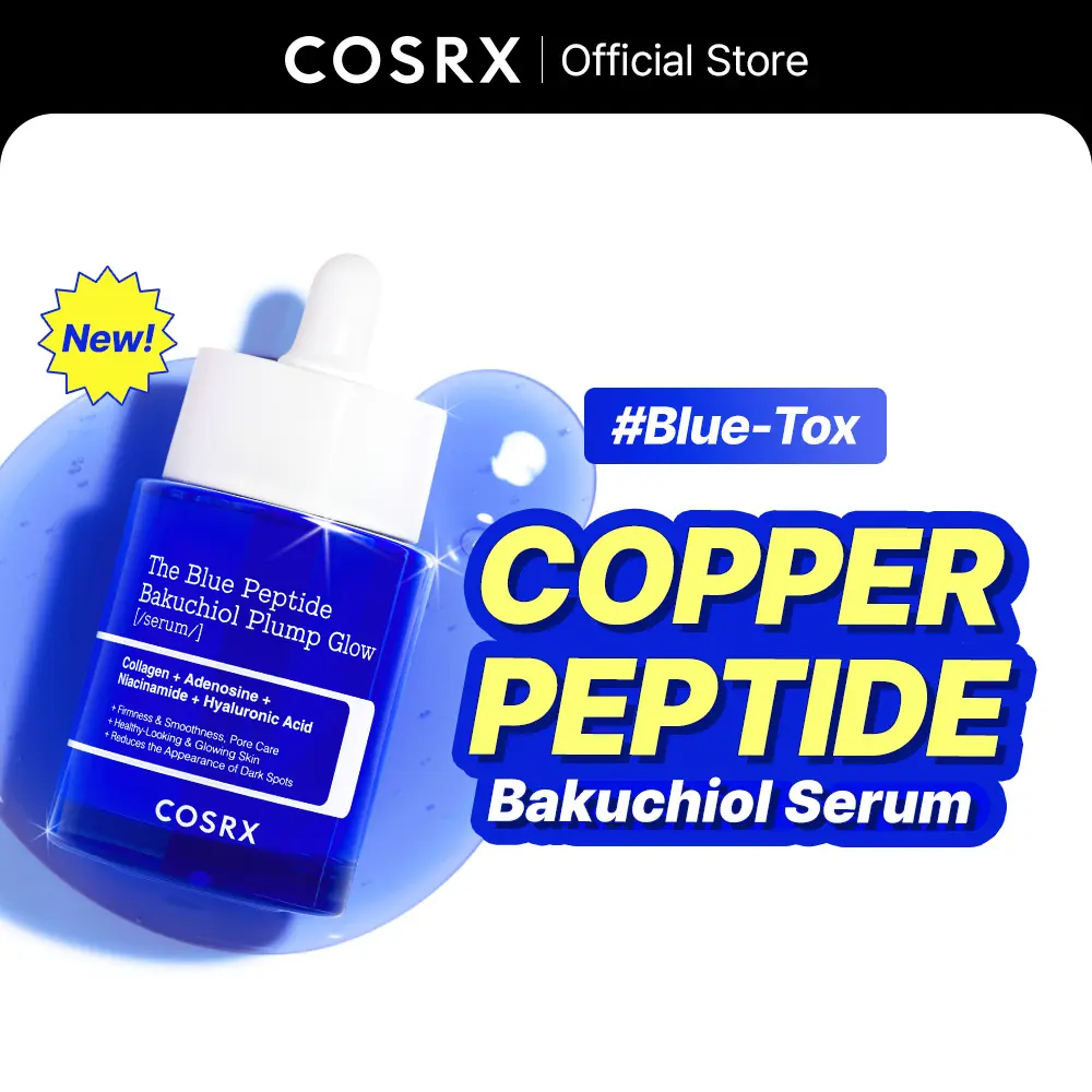 [VIRAL] [COSRX Official] The Copper Peptide Serum 50ml l COPPER PEPTIDE + BAKUCHIOL + GHK CU l Anti-aging Serum  l  Plumping l