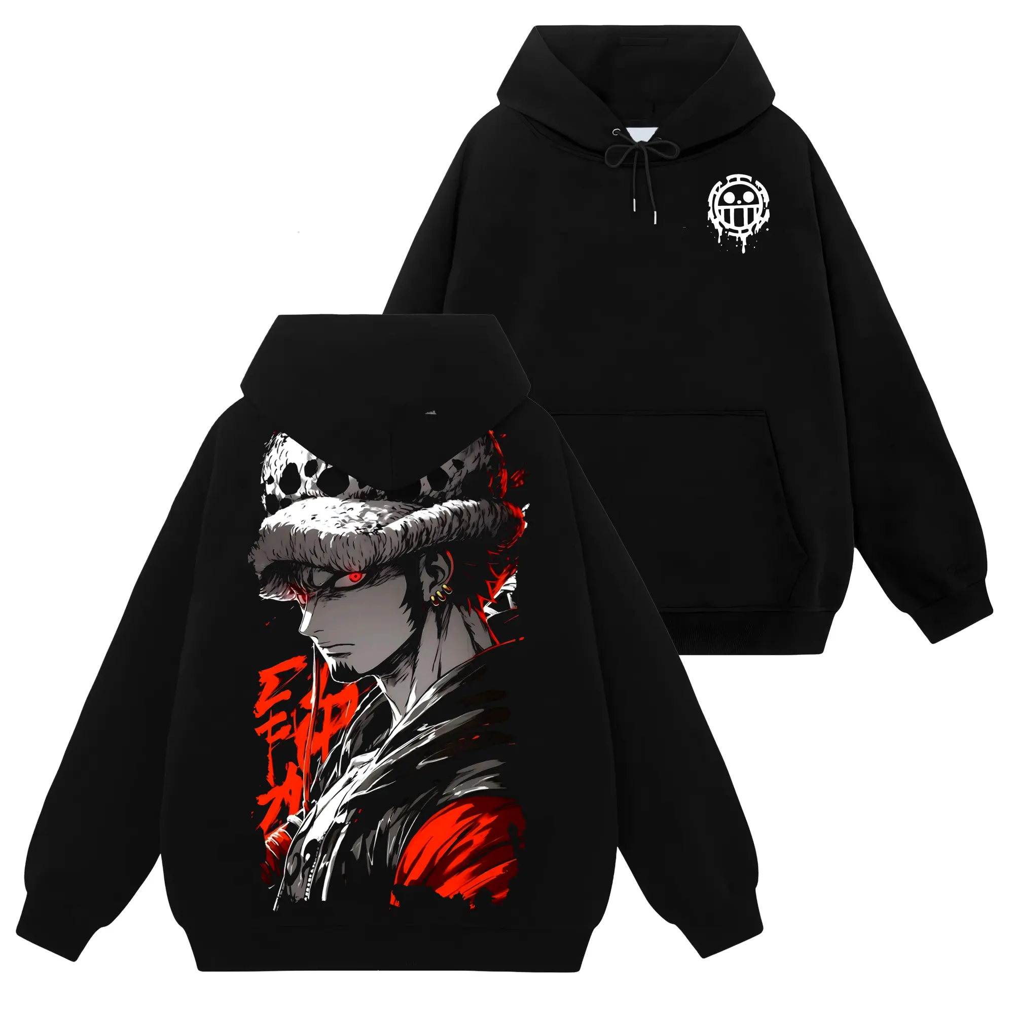 [Ace Shop] Trafalgar Law - OnePiece #55 Hoodie T-Shirt Sweatshirt Retro Vintage Unisex Graphic 90s Cotton, Gift For Wibu, Anime Manga Y2K Streetwear Apparel Classic
