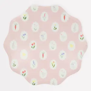 Easter Cameo Dinner Plates