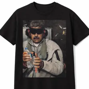 Maduro Preso Black T-Shirt with Iconic Image and Bold Design