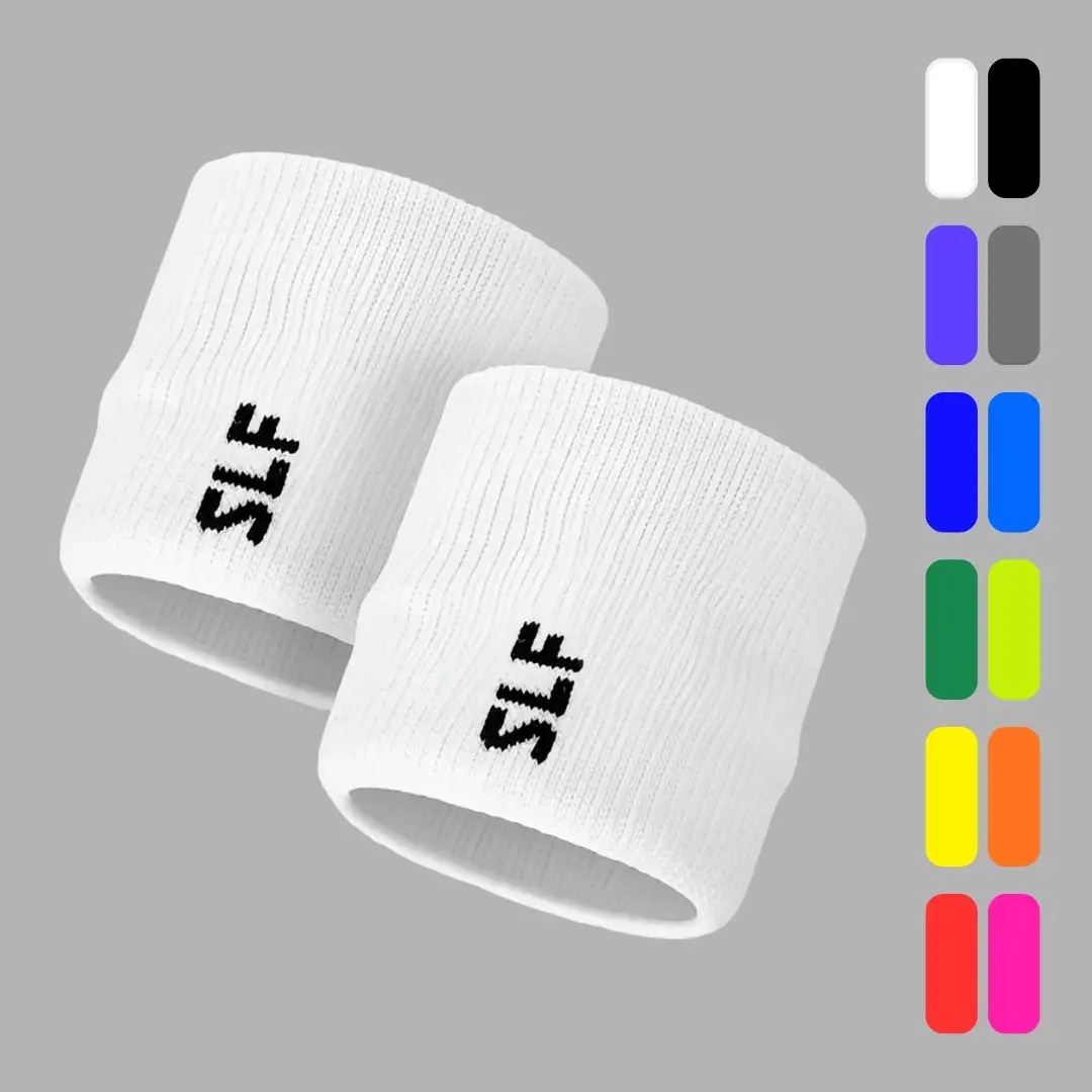 SLEEFS SLF Drip Wristband Pair - Multiple Colors  - Breathable Fabric Quick-Dry Wristbands for Summer Workouts, Durable & Stretchable for Weightlifting, Running, Yoga