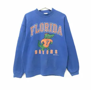 [Sale Up To 30%] + [Free Ship] Vintage 90s Florida Football Sweatshirt, University Football Sweatshirt, Florida Fan Tee Long Sleeve Menswear Sweaters Casual