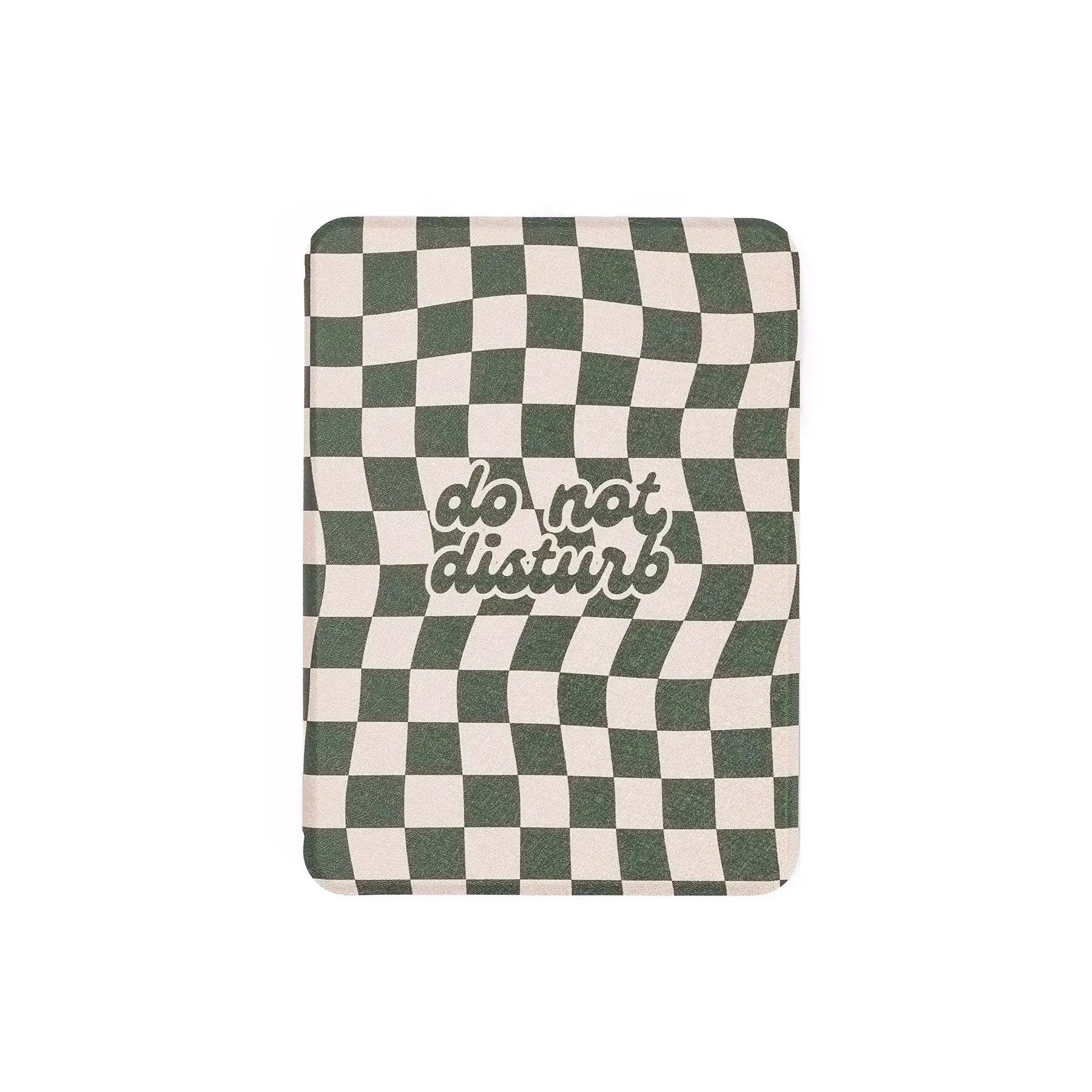 DND | Checkerboard Kindle Case for Kindle Paperwhite 11th Gen & 12th Gen / Colorsoft | BookTok E-Reader Cover