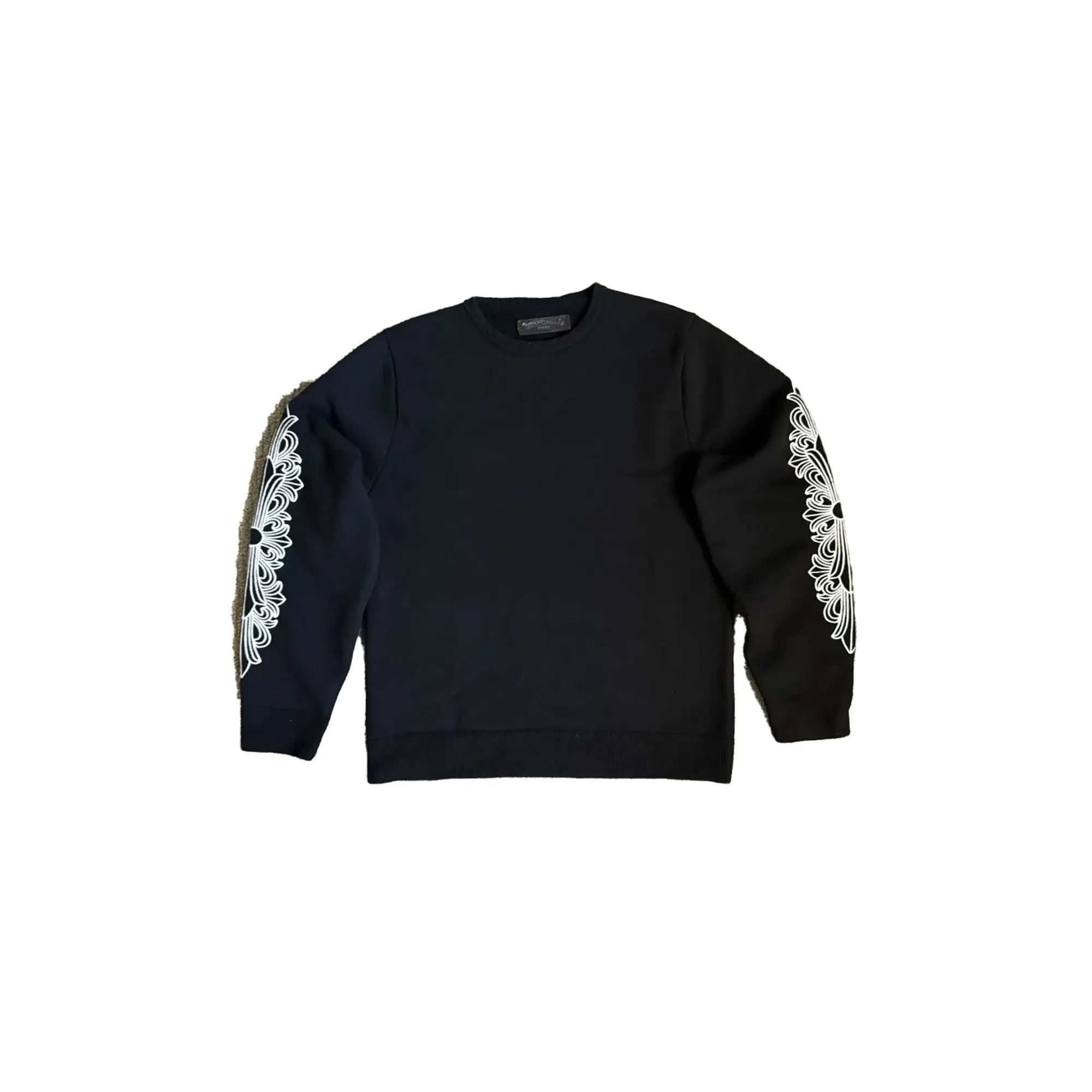 CASHMERE FLORAL KNIT SWEATER "Black" CHRM0477