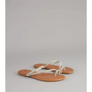 Twinkle Toes Rhinestone Strappy Sandals