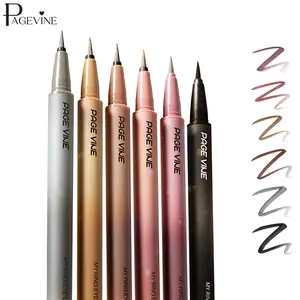 Liquid Eyeliner Pen, Easy to Draw with Smooth Brush Tip, Vivid Pigmented Color, Long-Lasting Waterproof Formula for Natural and Sharp Eye Looks.