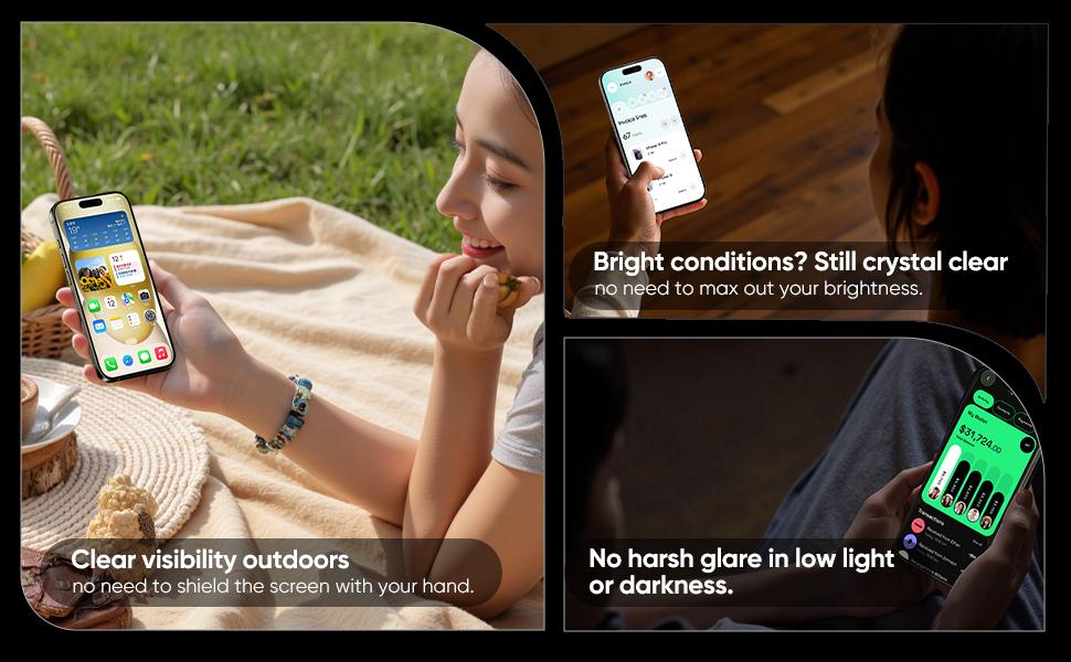 New-MAGIC JOHN 2-Pack Screen Protector for iPhone, Samsung, and Google–Crystal Clear, Scratch-Resistant, Ultra-Smooth Touch, Privacy Protection, Circular Polarized Eye Protection, Easy Installation New-MAGIC JOHN 2-Pack Screen Protector for iPhone, Samsung, and Google–Crystal Clear, Scratch-Resistant, Ultra-Smooth Touch, Privacy Protection, Circular Polarized Eye Protection, Easy Installation