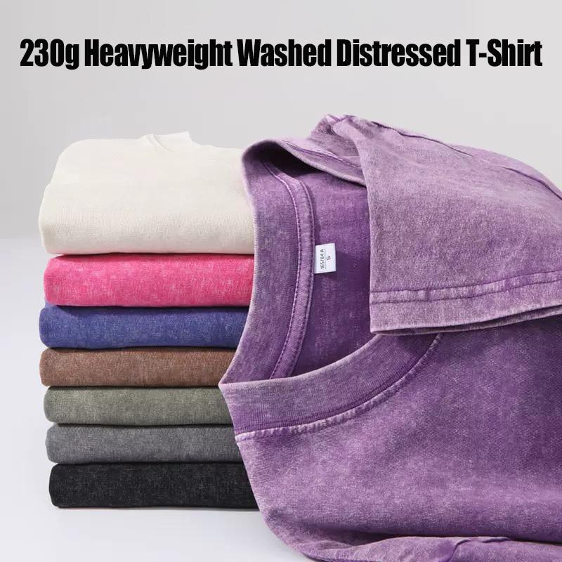 5 Pack Oversized Tshirts for Men Gym Vintage Heavyweight T Shirts Cotton Workout Acid Wash Baggy Tees,loose,fashionable,teacher,viral,faith-based,america,casual
