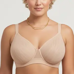 HSIA Lira Unlined Full Coverage Underwire Minimizer Bra Seamless Lace Cup Unpadded  Support SpringStatements