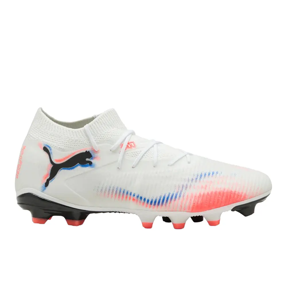 PUMA Mens Future 8 Match Firm GroundArtificial Ground Soccer Cleats  - White