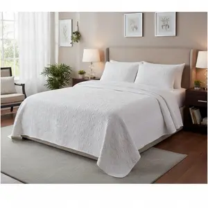 Stella 3 Piece Quilt Set – 100% Cotton King Bedspread