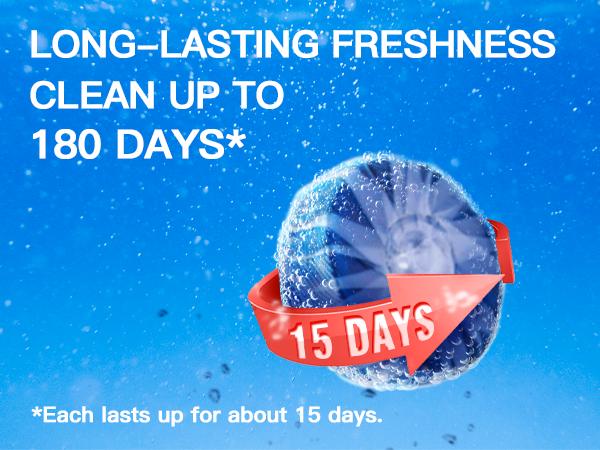 Vacplus Automatic Toilet Bowl Cleaner Tablets, Bathroom Toilet Tank Cleaner (12 -100PACK) Toilet Tank Odor Remover  dealsforyoudays