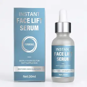 Face Lift Serum for Soft Supple Youthful-Looking Skin - Hydrates Restores Elasticity & Provides Immediate Firming Effect - Lightweight peptide formula