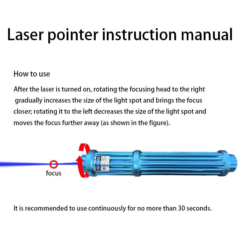 LED Moon Pointer Multitool Flashlight with Adjustable Laser Pointer Rechargeable Battery Compact Portable Tactical Flashlight for Outdoor Safety Precision Tasks Blue Moon Pointer Outdoor Full Emergency Device Ultimate Multifunctional Flashlight