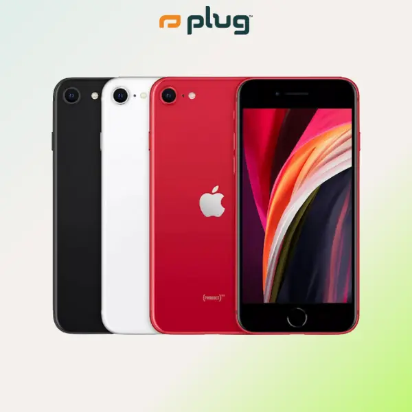 Refurbished iPhone SE 2020 (Unlocked) - Acceptable Condition with 1-Year Warranty by Plug