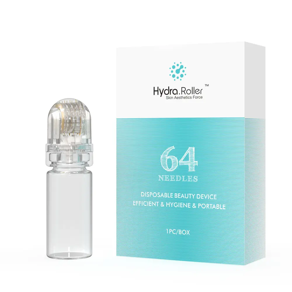 64-Needle Disposable Microinfusion Stamp, Single-Use Hygienic, Portable Skincare Beauty Tool