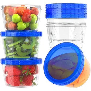 【Back to School】12 Pack  Food Storage Containers with Lids Leakproof, 17oz & 34oz,Airtight leak-proof Meal Prep Containers For Lunch, On The Go, Leftover, Dishwasher Safe（gift）