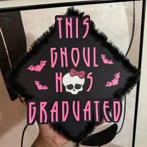 This Ghoul Has Graduated Cap Topper