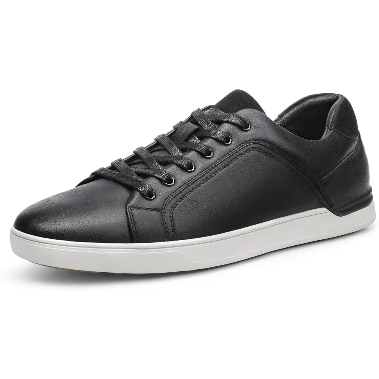 【BRUNO MARC Anniversary】 Men's Wide Classic Lace-Up Closed Casual Sneakers - Classy, Designer-Style, Aesthetic, Cushioning, Grippy Casual Trainers for Running, Athletic Use, Classy Casual Trainers tiktokshopbacktoschool