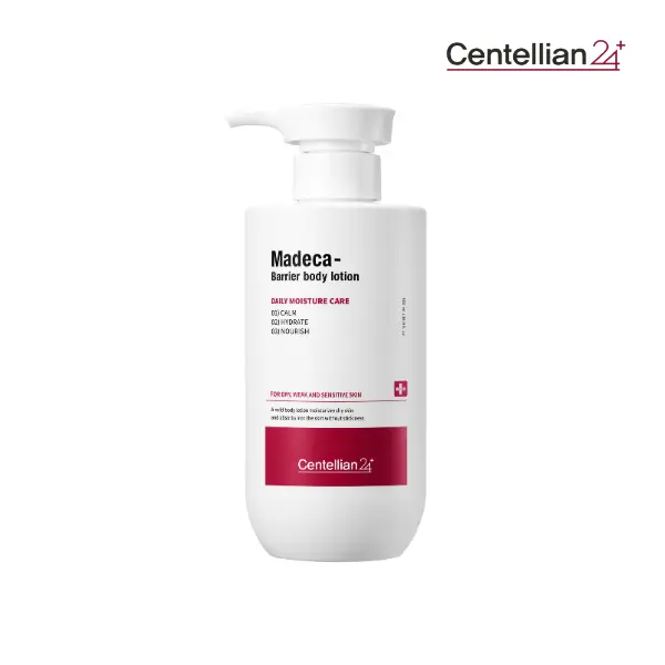 [NEW] [Centellian24] Madeca Barrier Body Lotion | TECA Calming & Barrier Repair for Sensitive Skin | 65% Centella Asiatica & Patented Moistboom | Soothes Dryness Itchiness & Absorbs Quickly | Family-Safe Formula | 500ml (16.9fl oz)