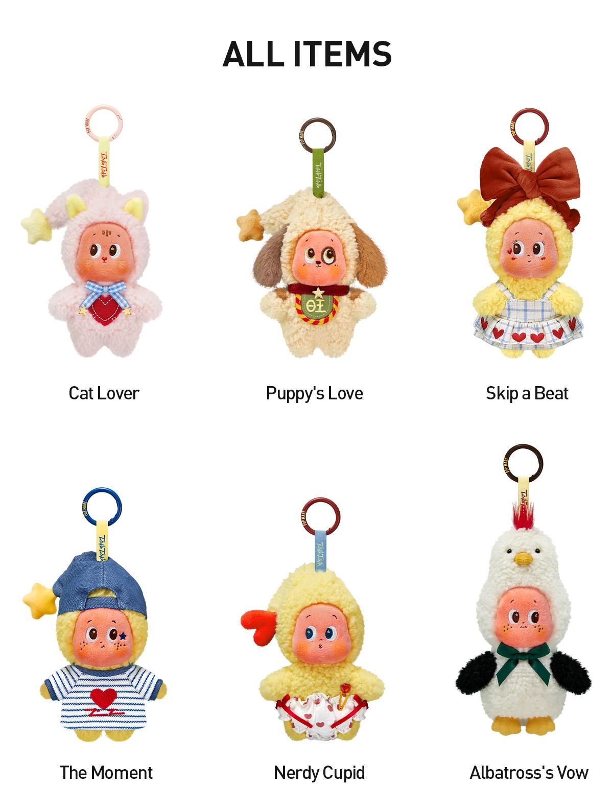 POP MART Twinkle Twinkle Crush On You Series-Plush Pendant Blind Box, Collectible Toys