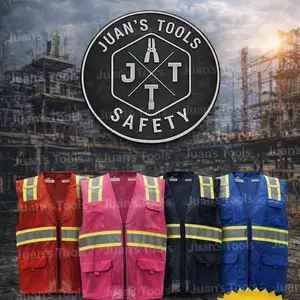 MESH (NO ID POCKET)Class II High Visibility Reflective Safety Vest in various colors / Two Tone Safety vest with Mesh Fabric
