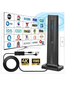 HWU Digital Tv Antenna For Smart  Tv  & Free Local Channels  Indoor Outdoor ，Compatible With Any Tv，Support 4k 1080p，Long Range Reception，Easy Setup  HD TV Antenna Plug Usb C Hdmi Hdmi Cable