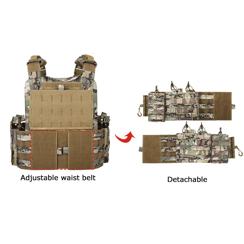 VT-6026-1 Quick Release YAKEDA Plate Carrier Vest In Stock Molle Chaleco Tactico Tactical Vest for Outdoor Shooting VT-6026-1 Quick Release YAKEDA Plate Carrier Vest In Stock Molle Chaleco Tactico Tactical Vest for Outdoor Shooting