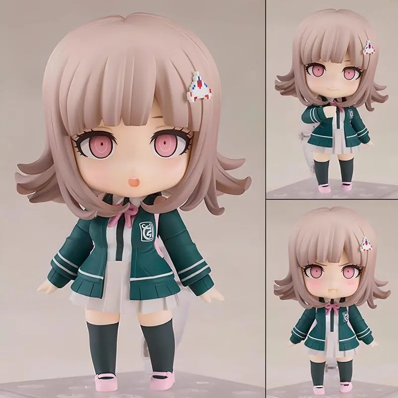 10CM Danganronpa Nendoroid Doll Series Kyoko Kirigiri Articulated Action Figure Model Kit, DIY Toy for Anime & Manga Fans, With 0.5-1cm Size Error, Includes Fan Exclusive Code