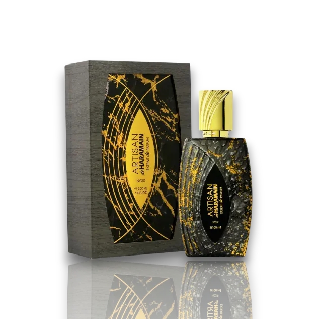 Al Haramain | Artisan | Noir | Unisex Fragrance | 100 ML 3.4 OZ | Extrait De Parfum | Grapefruit - Ginger & Ambrette
