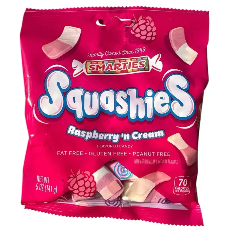 Smarties Squashies Raspberry ‘n Cream 5 oz Smarties Squashies Raspberry ‘n Cream 5 oz