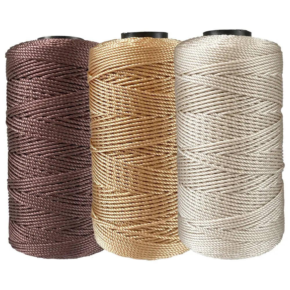 3pcs 100% Polyester Ice Silk Yarn, Ideal for Crochet Sun Hats, Outdoor Caps, Seat Cushions, Handbags, Slippers, DIY Crafts, Valentine's Gift, Knitting Supplies, Yarn For Crocheting, Premium Yarn
