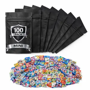 100 Pack Mini (3” x 3.5”)  Assorted Decorative Storage Organizers