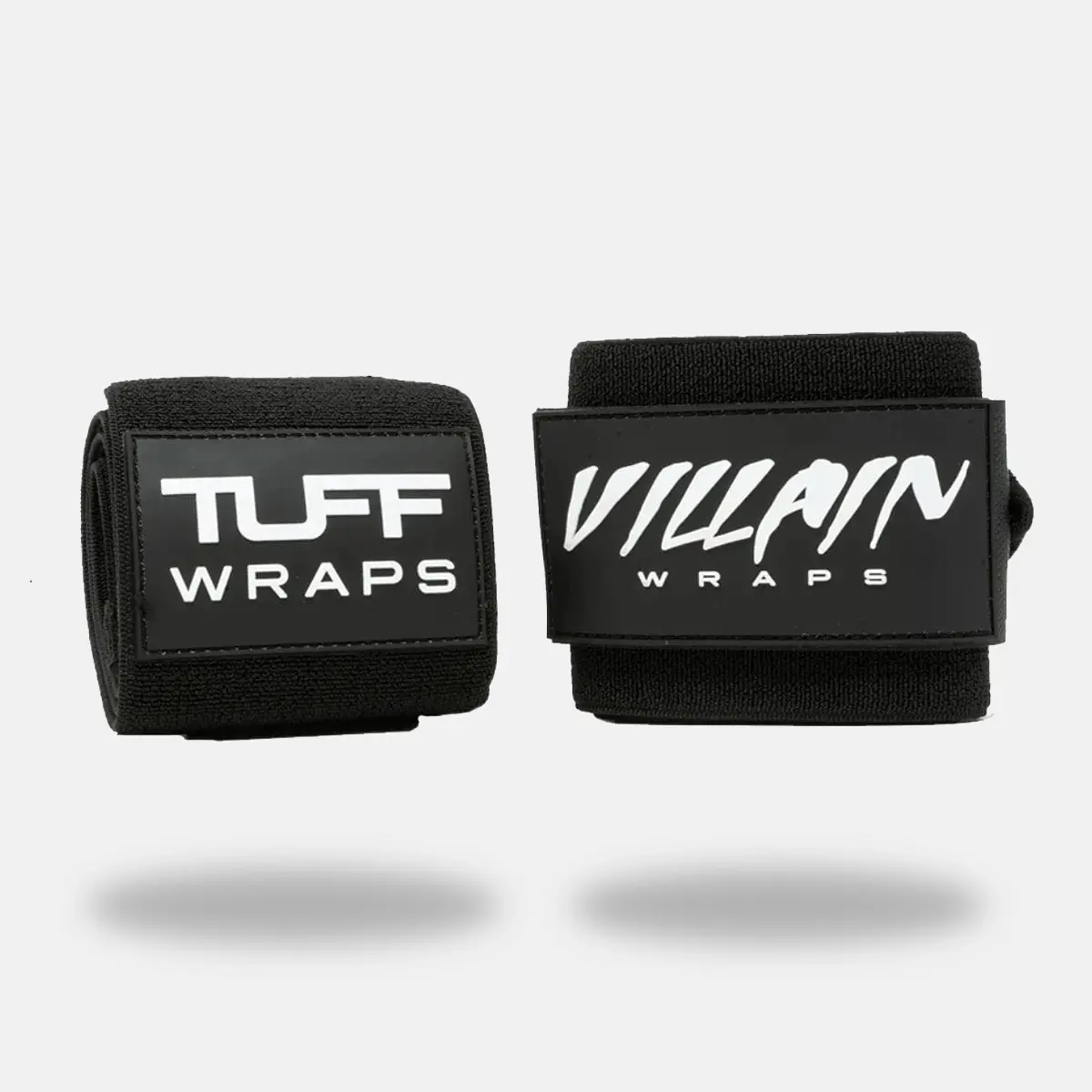 16-Inch Stiff Wrist Wraps with Cast-Like Support for Powerlifting and Weightlifting, All Black Fitness Exercise Accessories with No Thumb Loop