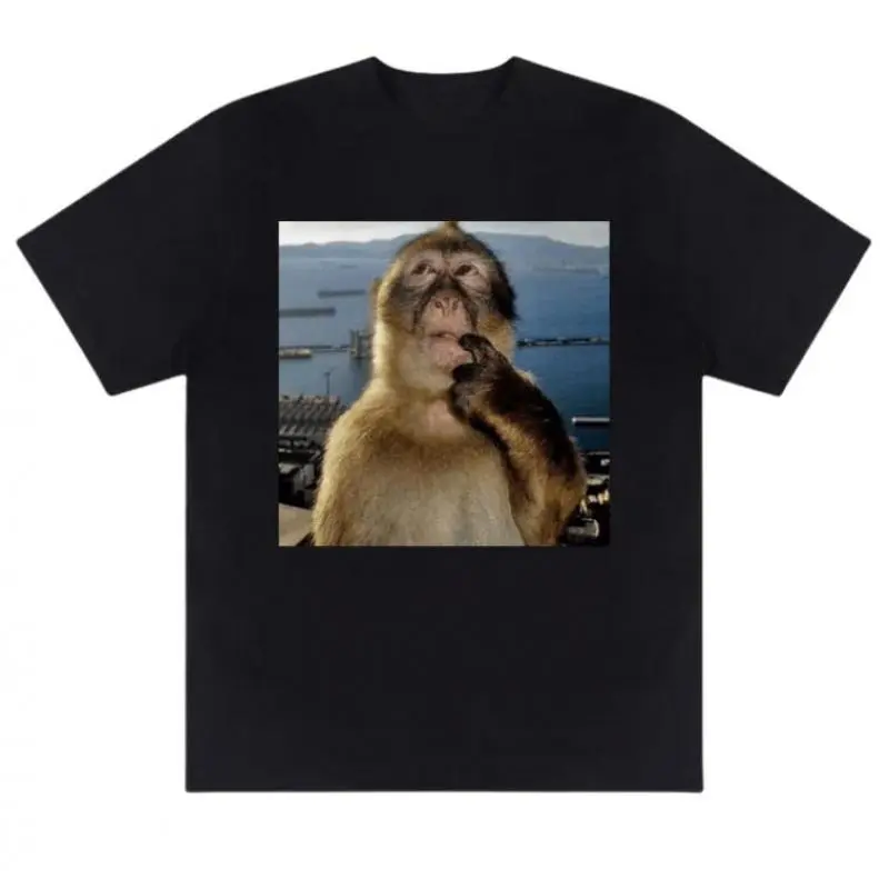 Monkey Thinking Meme Tshirt,Funny Meme Tshirt,Trending Tshirt - One Style Fits All