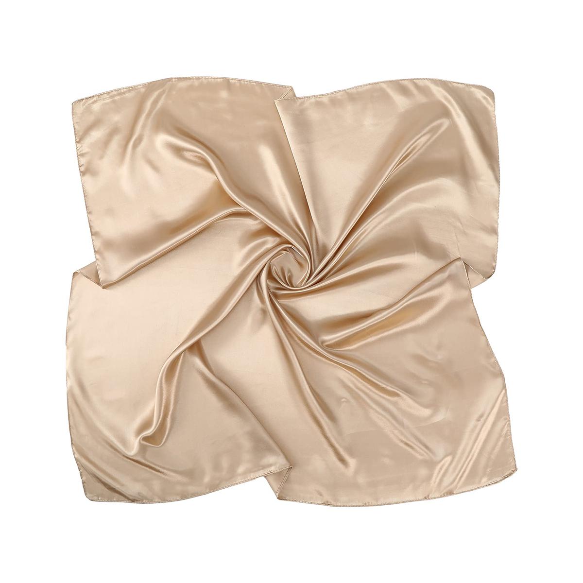 AWAYTR 3PCS 35” Large Square Head Scarf Fashion Hair Scarves Bandana Scarf Headscarf Women's Silk Feeling Scarf Head Wrap AWAYTR 3PCS 35” Large Square Head Scarf Fashion Hair Scarves Bandana Scarf Headscarf Women's Silk Feeling Scarf Head Wrap