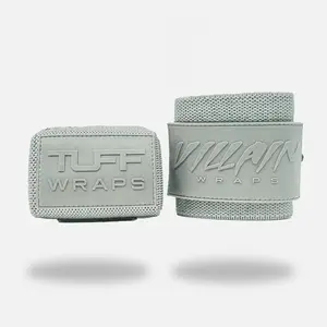 24" Villain Wrist Wraps - Solid Gray