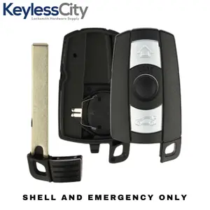 2006-2011 BMW 3 / 5 Series / 3-Button Smart Key SHELL For KR55WK49127 KR55WK49123 (AFTERMARKET)