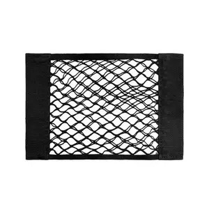 Universal Polyester Mesh Cargo Net, Elastic Storage Net with Adhesive Tape, Multi-Scene Organizer for Car Truck Boat Home, Space-Saving for Small Items