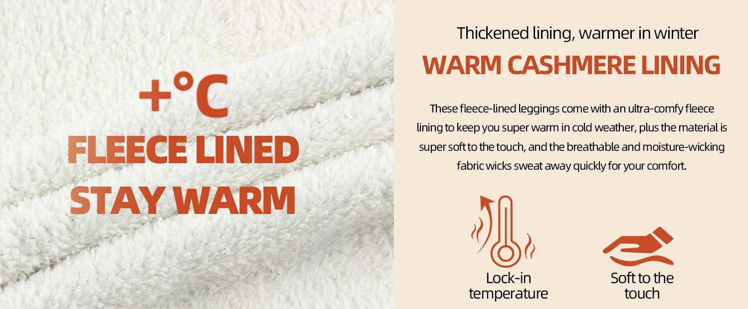 【Local shipping 】CHRLEISURE 3PCS Thermal Thick FLeece Lined Leggings for Cold Winter Warm, High Waist Women's Cozy Workout Wear Fleece Pants for Yoga Riding Casual Wear  Tights