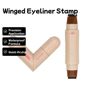 Rotating Winged Eyeliner Stamp Pen Dual-Head Design for Precise Cat Eye & Winged Liner Waterproof Smudge-Proof Formula Quick-Drying Makeup for Busy Days and Special Occasions