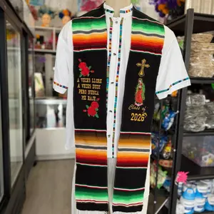 Floral Graduation Sash Scarf Stole Class of 2026 virgen