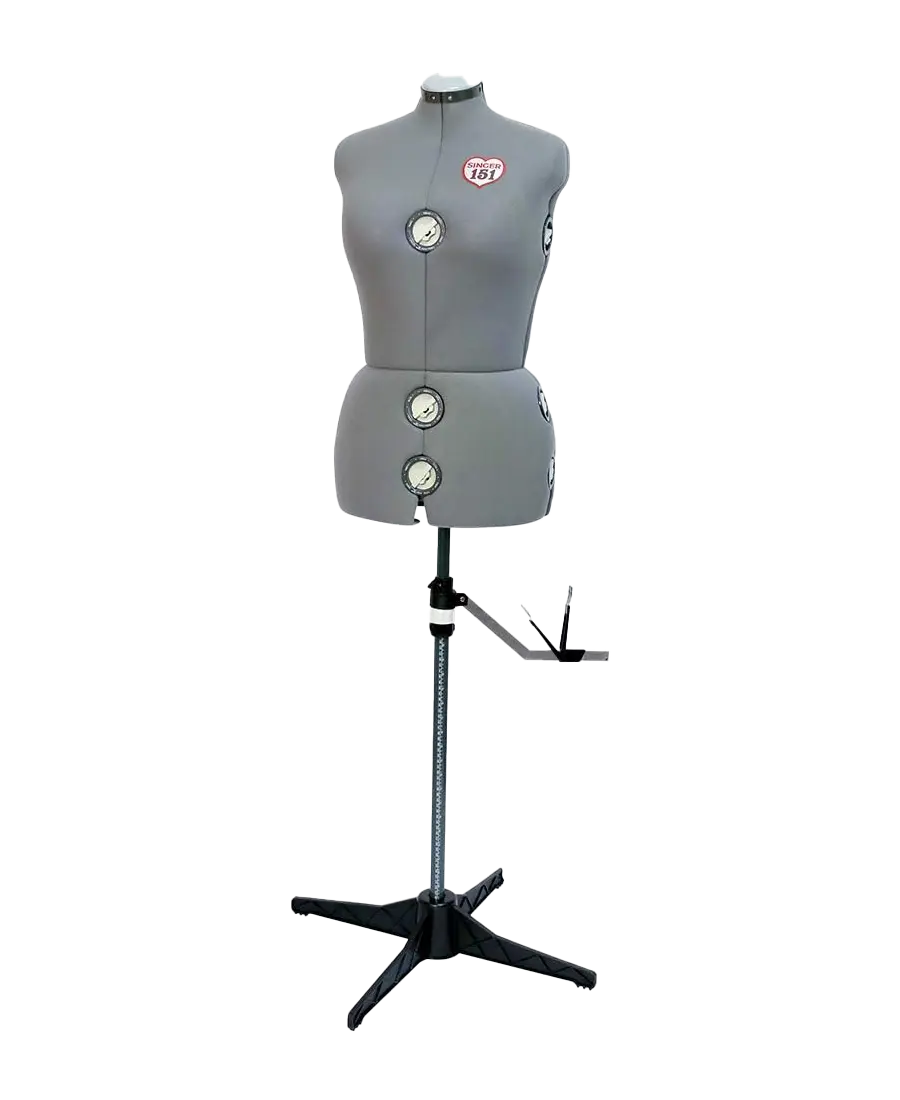 Singer Gray Medium/Large Dress Form DF151ML_GR
