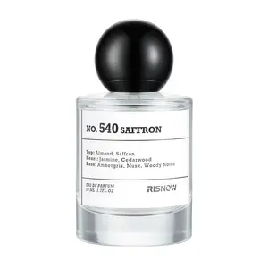 RISNOW  NO.540 Saffron Perfume | 50ml Perfume for Men and Women | Saffron & Cedar & Ambergris & Woody Notes | Unisex & Luxurious | Mother's Day Gift