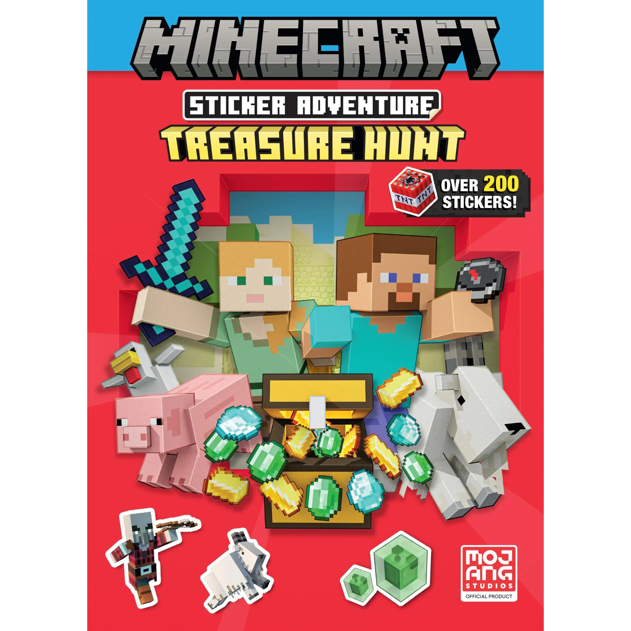 Minecraft Sticker Adventure: Treasure Hunt (Minecraft) -- Random House - Paperback