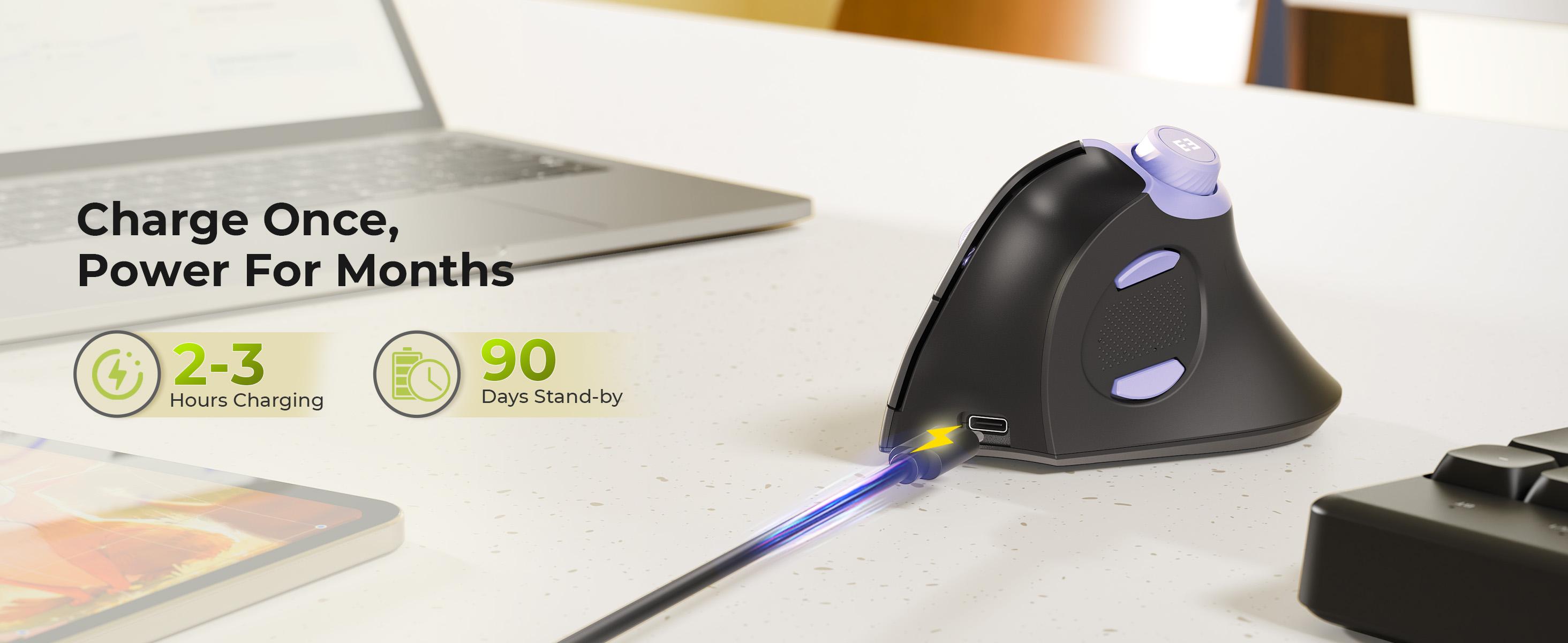 Seenda Ergonomic Mouse Rechargeable, USB+Dual Bluetooth, MOU-302 Vertical Wireless Mouse with Volume Knob, Quiet Clicks, Multi-Device Cordless Mice Compatible for Windows, PC Accessories , Laptop, Mac OS for Work Seenda Ergonomic Mouse Rechargeable, USB+Dual Bluetooth, MOU-302 Vertical Wireless Mouse with Volume Knob, Quiet Clicks, Multi-Device Cordless Mice Compatible for Windows, PC Accessories , Laptop, Mac OS for Work