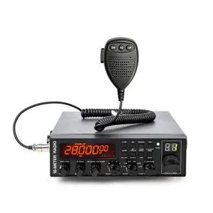 LUITON 5558 SSB CB Radio 10-Meter Multi-Mode PA/CW/AM/FM/USB/LSB 55W Max Power 360 Channels Instant Channel 9 NB/ANL SWR Calibration ASC TB RF-Gain Auto-Scan Support Programming Black