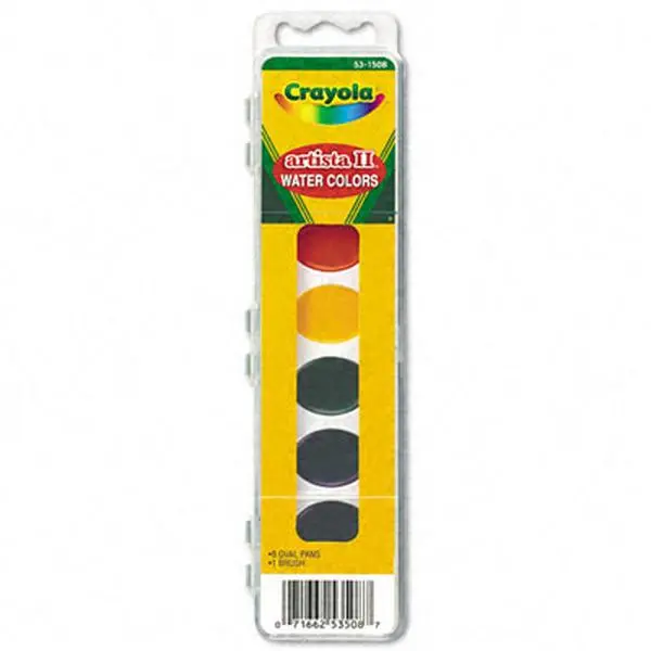 Crayola 531508 Artista II 8-Color Watercolor Set, Economic Price Office & School Educational Stationery Supplies