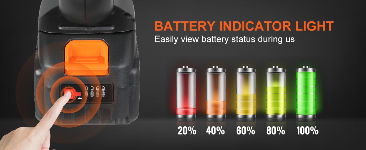 VEVOR Cordless Pressure Washer, TikTokShopBlackFriday, 580-PSI 1.1 GPM Portable Power Cleaner, Handheld High-Pressure Car Washer Gun with 4.0Ah Battery, Charger, 6-in-1 Nozzle, for Home/Floor Cleaning & Watering