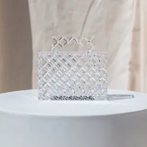 Gemma Handle Clutch - Crystal